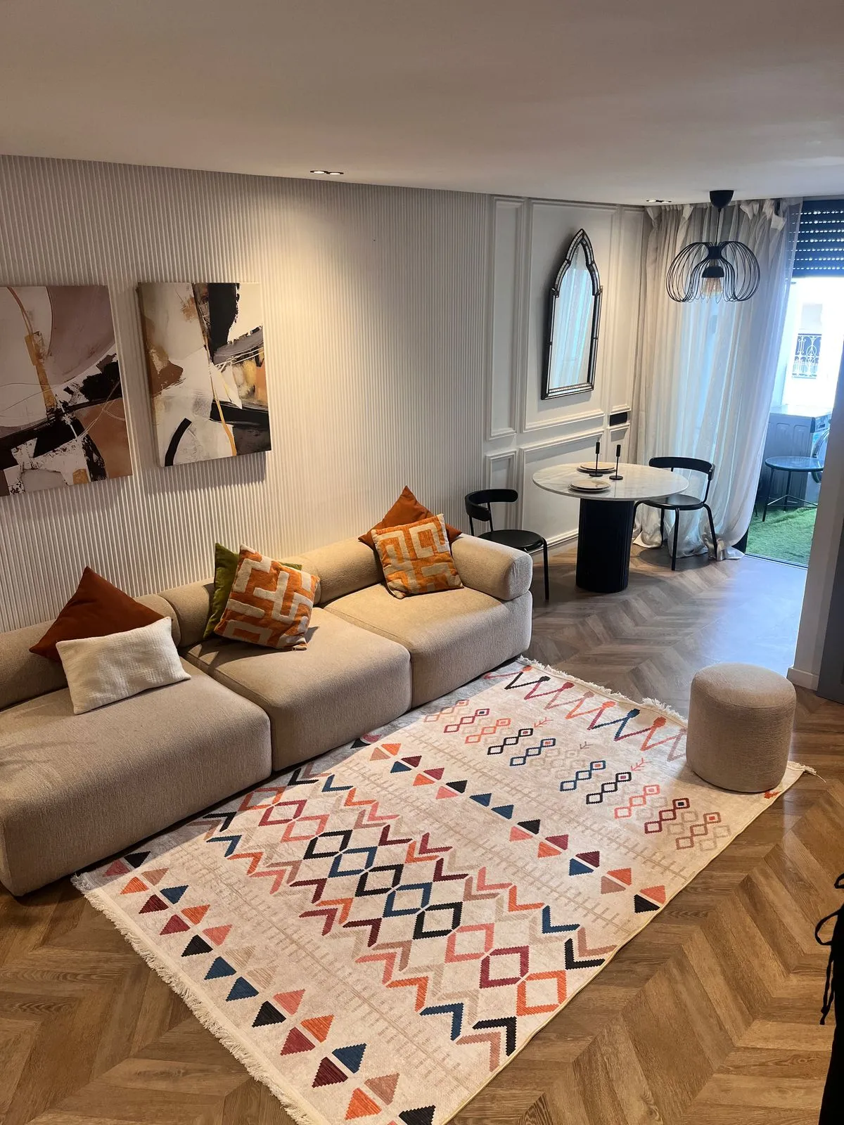 Tapis Linéa Taupe